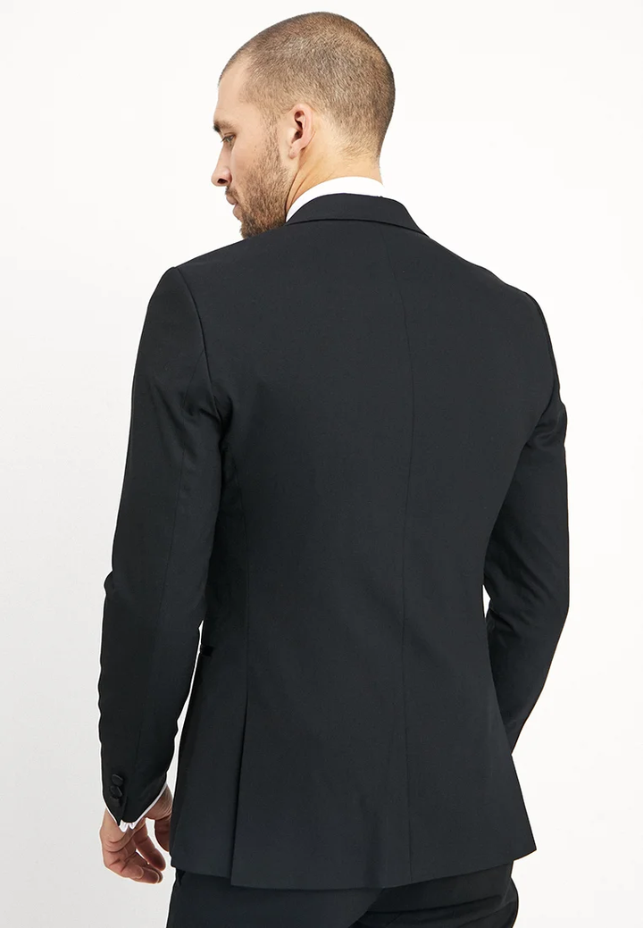 Fashion 2 Piece Men's Suit Flat Peak Lapel For Wedding (Blazer + Pants) mens event wear