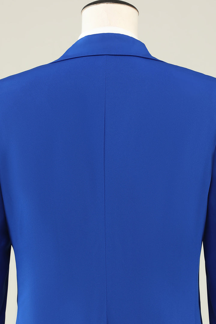 Fashion 2 Piece Men's Suit Flat Peak Wedding Lapel (Blazer + Pants) mens event wear
