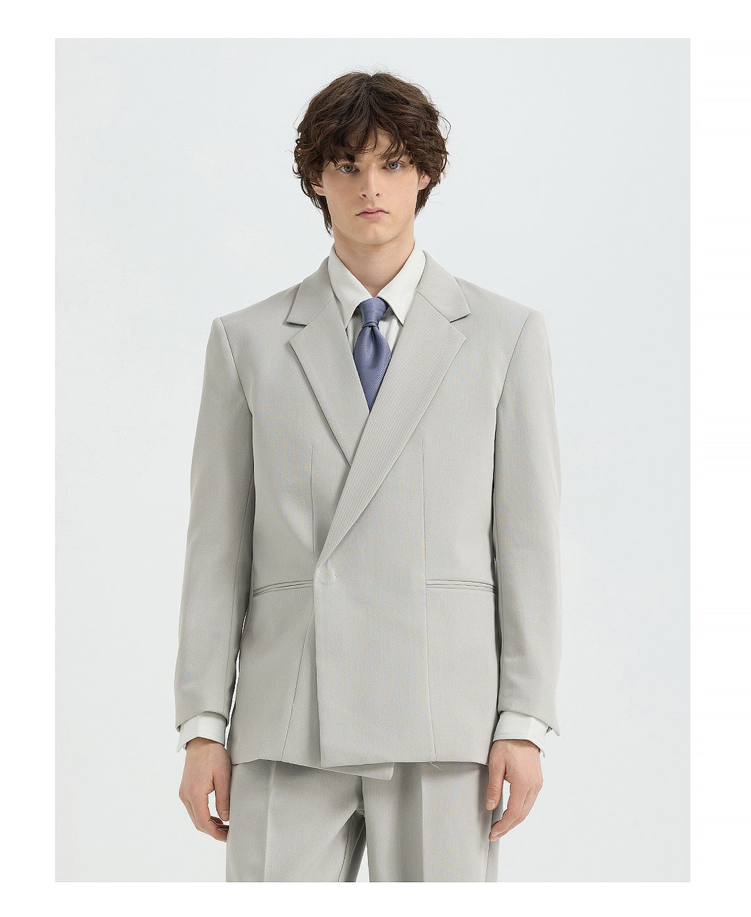 Fashion 2 Pieces Mens Suit Flat Notch Lapel Tuxedos For Wedding (Blazer+Pants) mens event wear