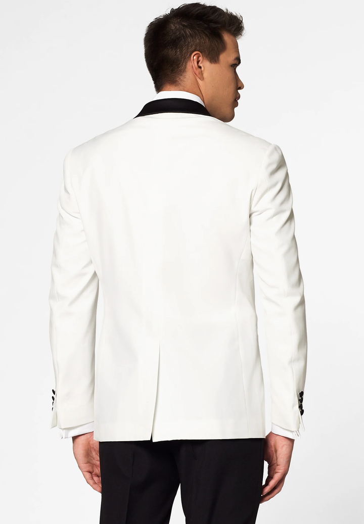 Fashion 2 Pieces Mens Suit Flat Shawl Lapel Tuxedos（Blazer+Pants） mens event wear