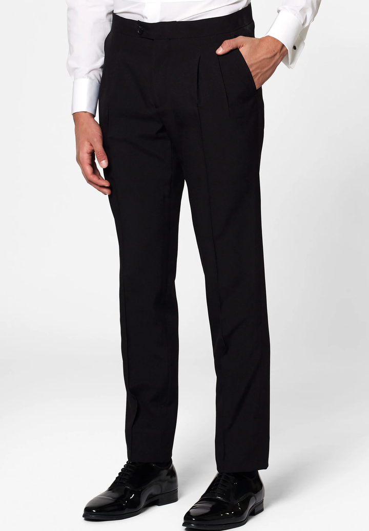 Fashion 2 Pieces Mens Suit Flat Shawl Lapel Tuxedos（Blazer+Pants） mens event wear