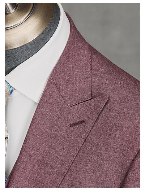 Fashion 3 Pieces Mens Suit Flat Peak Lapel Tuxedos (Blazer+vest+Pants) mens event wear