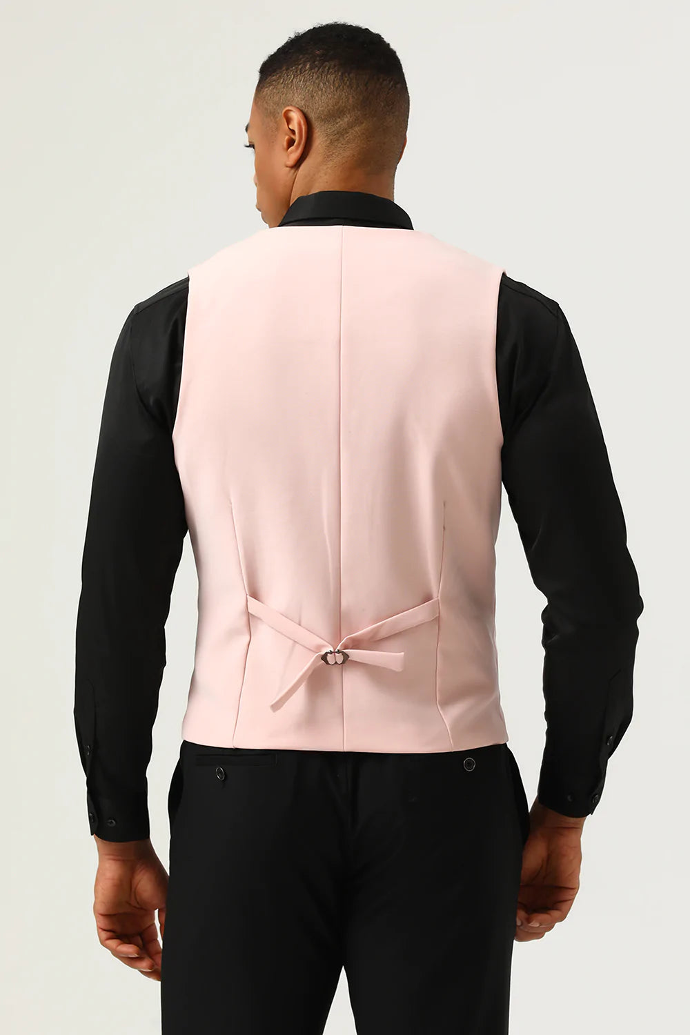 Fashion 3 Pieces Mens Suit Flat Shawl Lapel Tuxedos (Blazer+vest+Pants) mens event wear