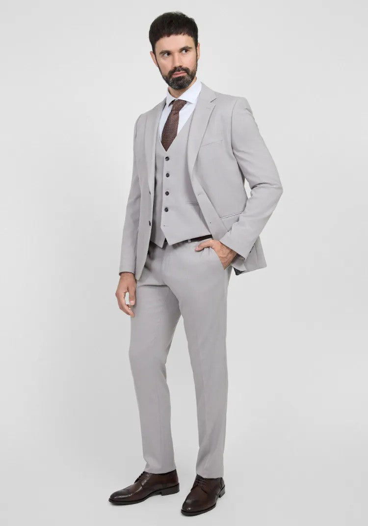 Fashion Men's 3 Pieces Flat Notch Lapel Tuxedos For Party (Blazer+vest+Pants) mens event wear