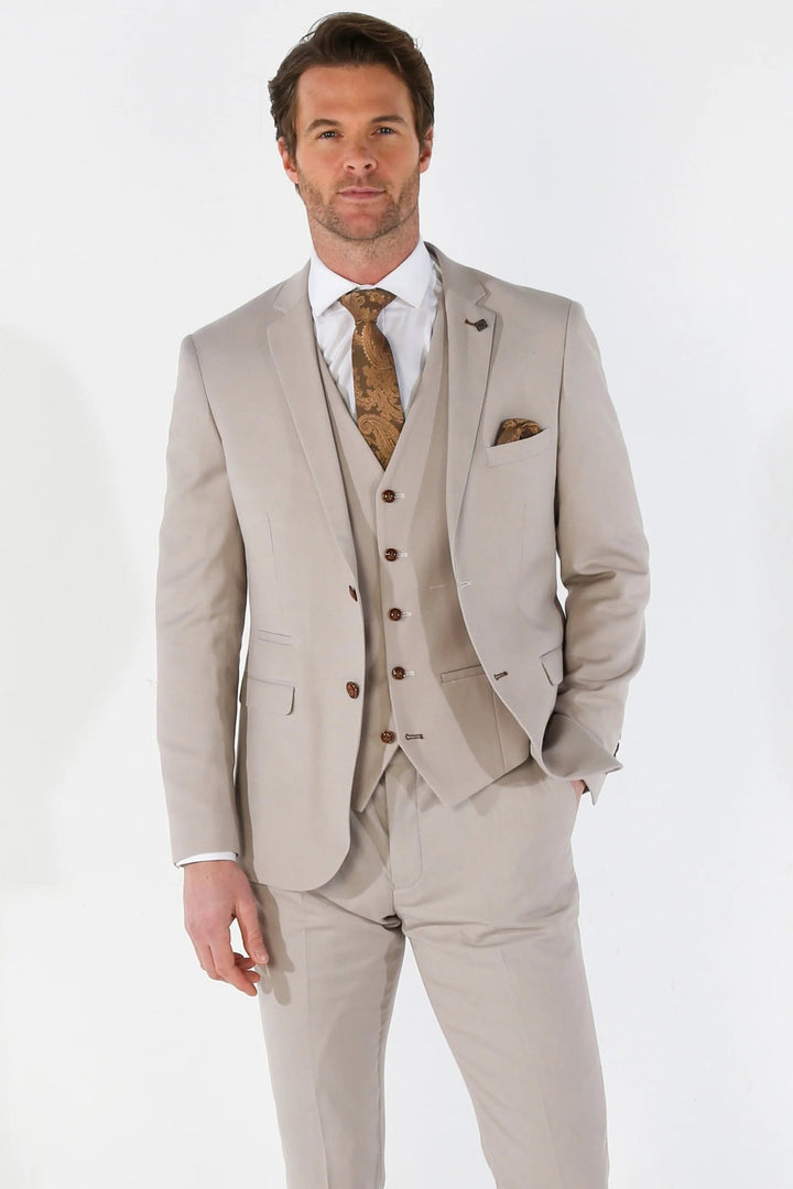 Fashion Men's 3 Pieces Flat Notch Lapel Tuxedos For Party (Blazer+vest+Pants) mens event wear