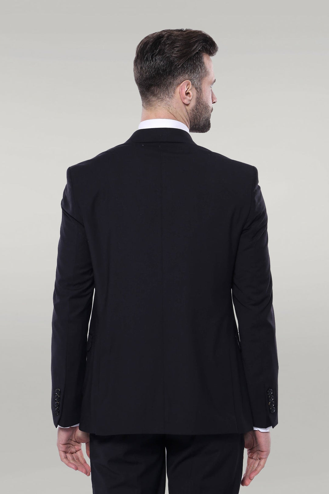 Fashion Men's 3 Pieces Flat Notch Lapel Tuxedos For Party (Blazer+vest+Pants) mens event wear