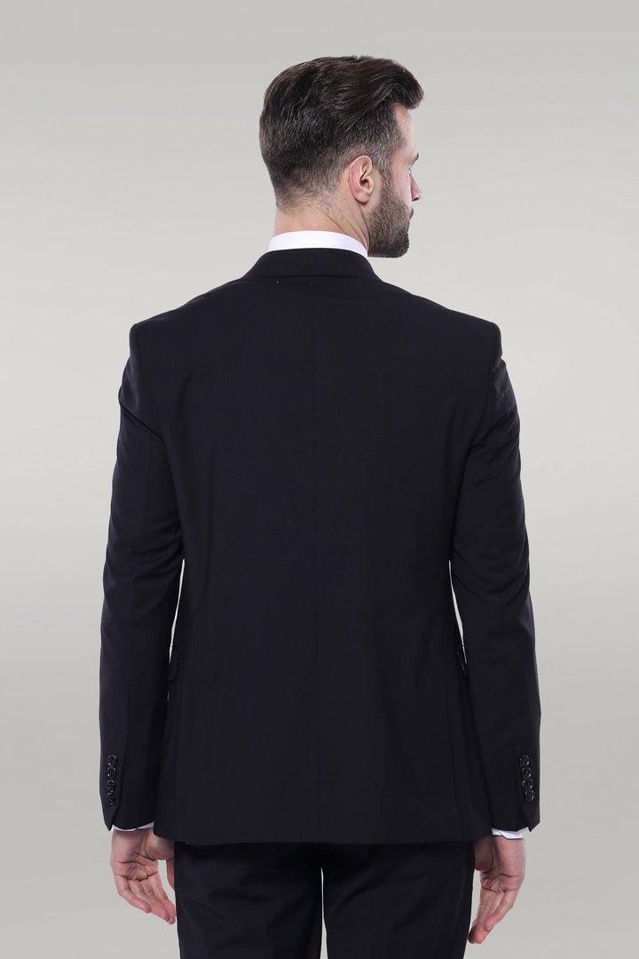 Fashion Men's 3 Pieces Flat Notch Lapel Tuxedos For Party (Blazer+vest+Pants) mens event wear