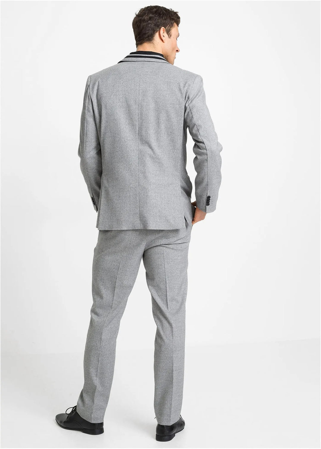 Fashion Men's 3 Pieces Flat Notch Lapel Tuxedos For Party (Blazer+vest+Pants) mens event wear