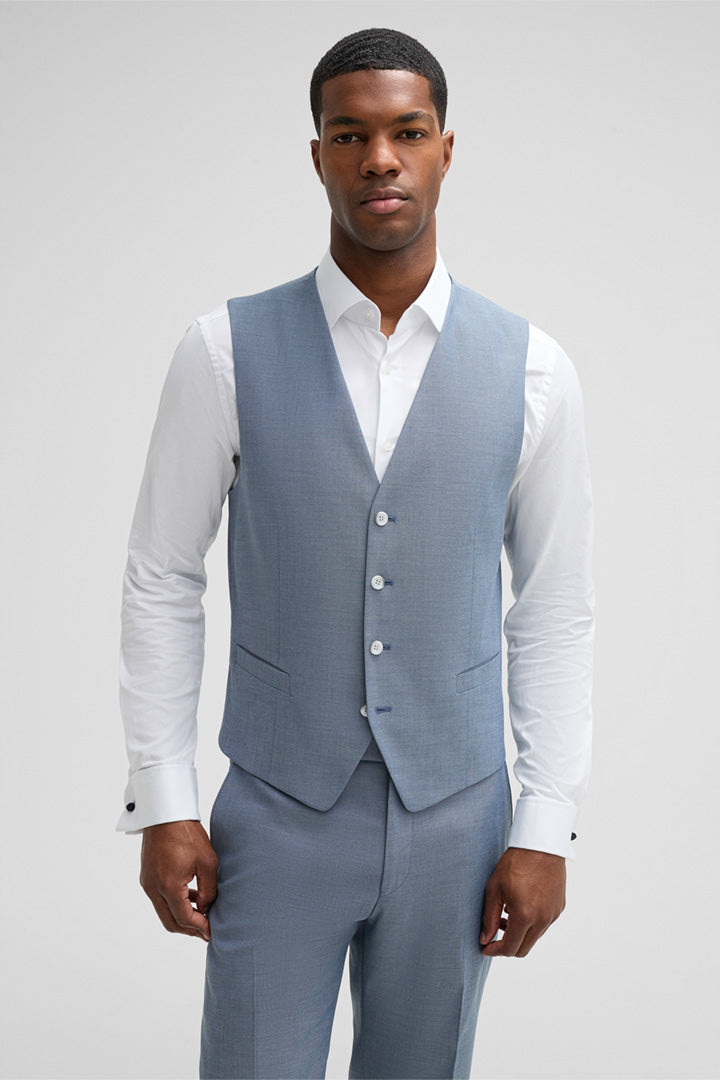 Fashion Men's 3 Pieces Flat Notch Lapel Tuxedos For Party (Blazer+vest+Pants) mens event wear