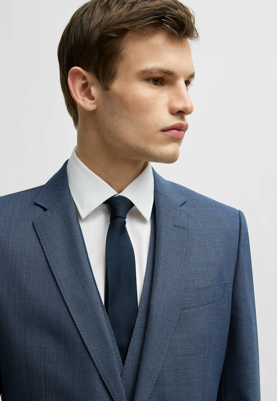 Fashion Men's 3 Pieces Flat Peak Lapel Tuxedos For Party (Blazer+vest+Pants) mens event wear