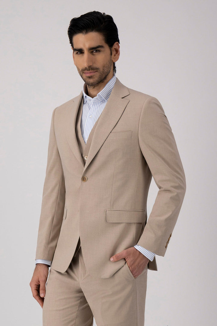 Fashion Men's 3 Pieces Flat Peak Lapel Tuxedos For Party (Blazer+vest+Pants) mens event wear