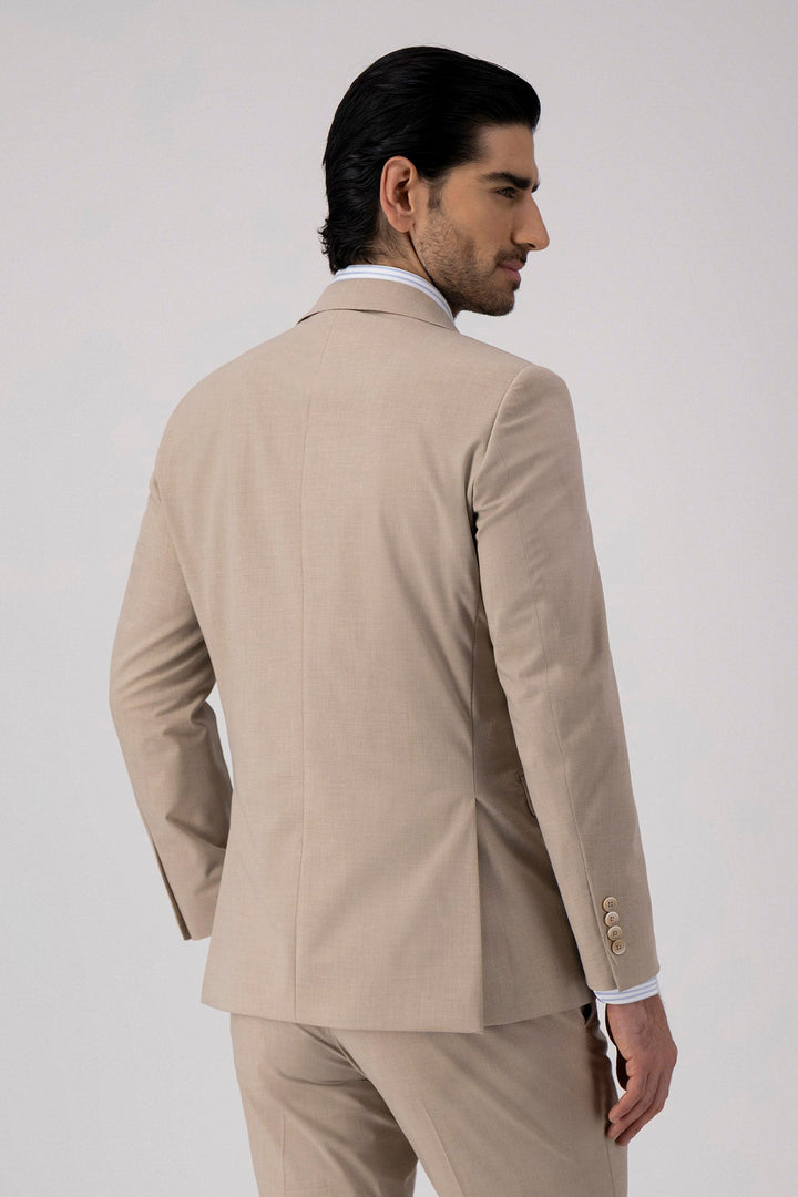 Fashion Men's 3 Pieces Flat Peak Lapel Tuxedos For Party (Blazer+vest+Pants) mens event wear