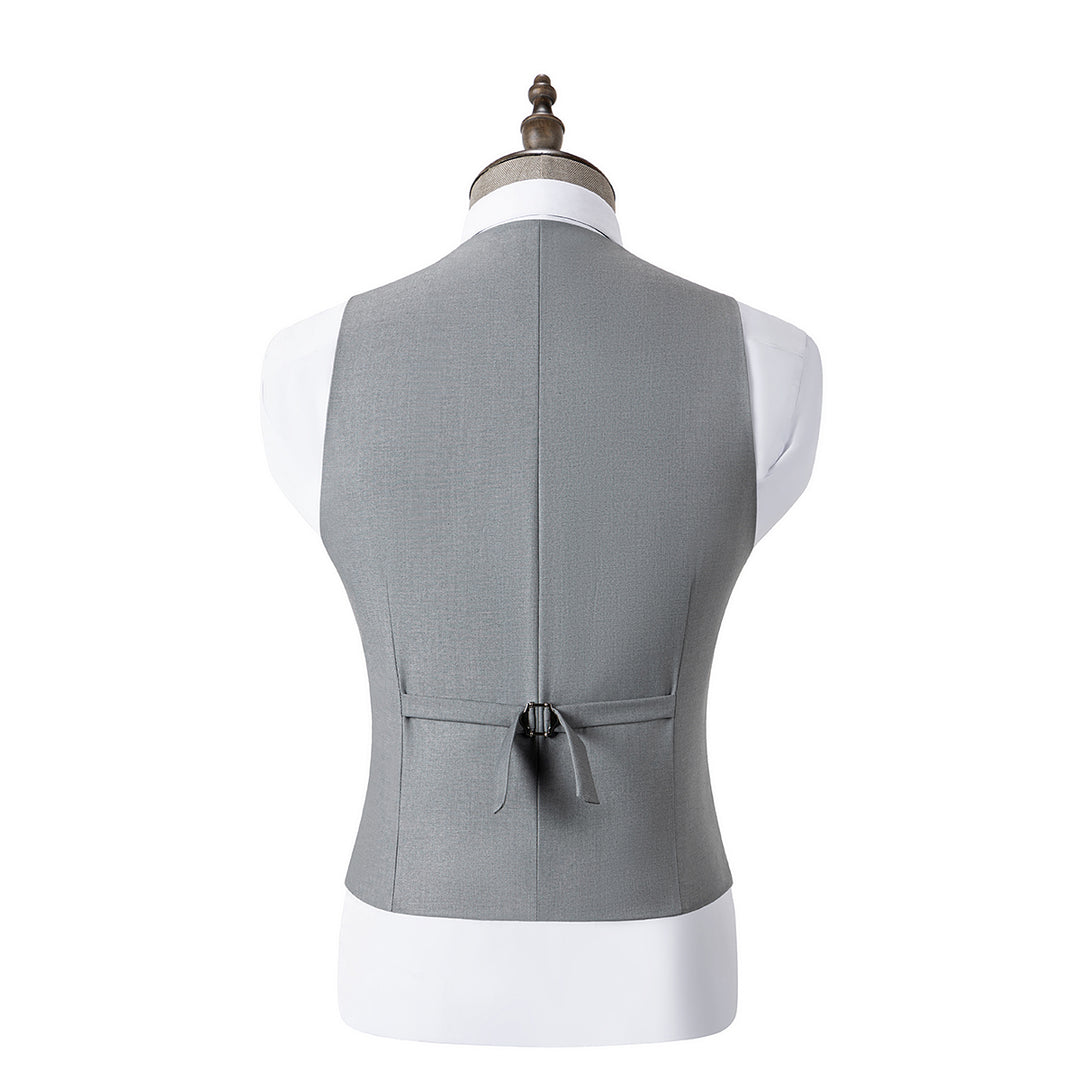 Fashion Men's 3 Pieces Flat Peak Lapel Tuxedos For Party (Blazer+vest+Pants) mens event wear
