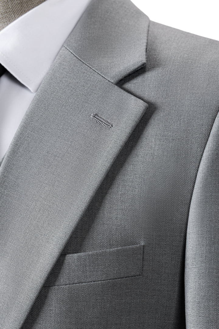 Fashion Men's 3 Pieces Flat Peak Lapel Tuxedos For Party (Blazer+vest+Pants) mens event wear
