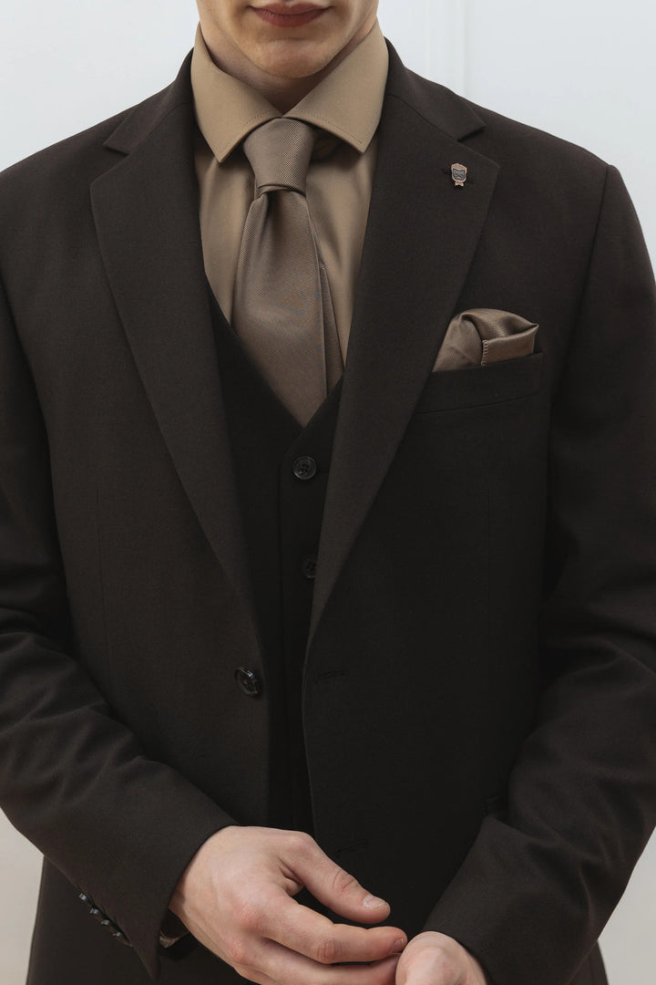 Fashion Men's 3 Pieces Flat Peak Lapel Tuxedos For Party (Blazer+vest+Pants) mens event wear