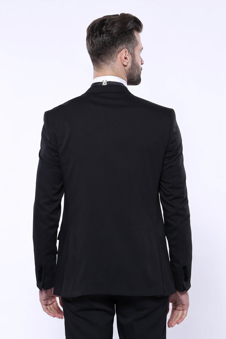 Fashion Men's 3 Pieces Flat Peak Lapel Tuxedos For Party (Blazer+vest+Pants) mens event wear