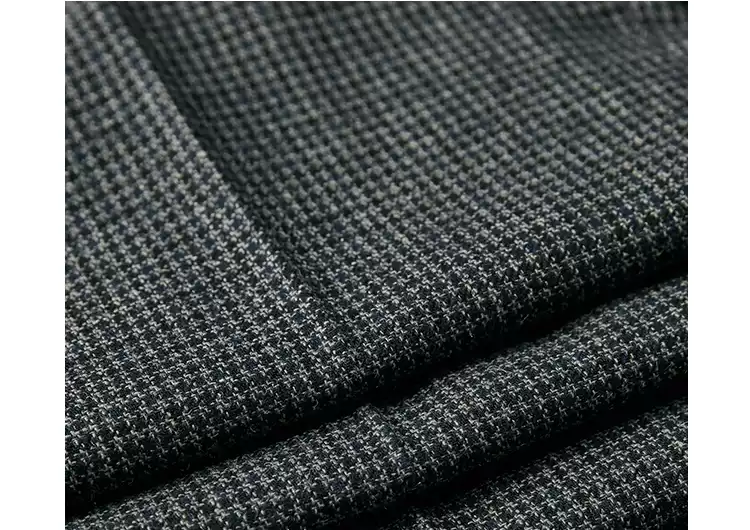 Fashion Men's 3 Pieces Houndstooth Peak Lapel Tuxedos (Blazer+vest+Pants) mens event wear