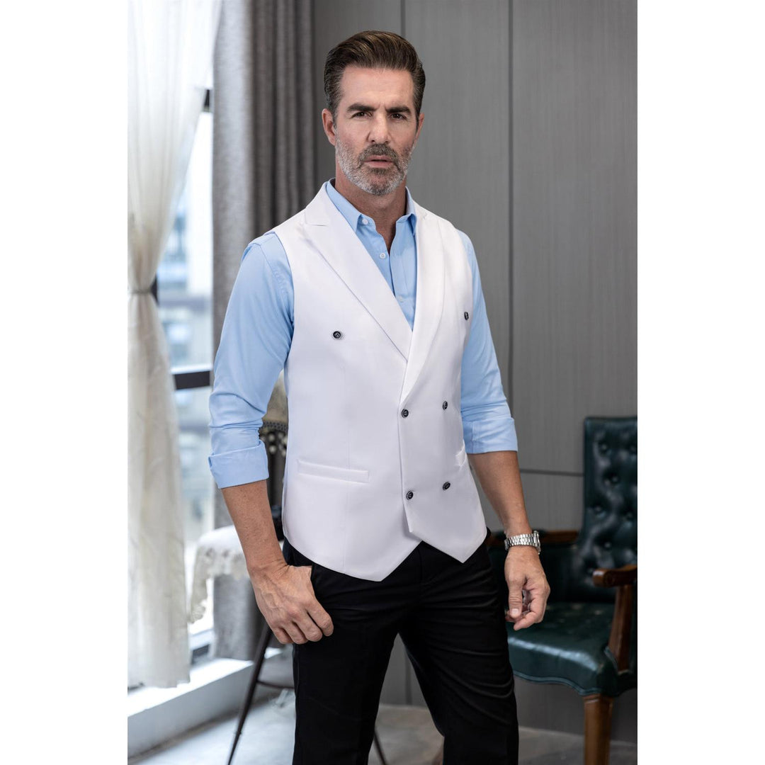 Fashion Men's Suit Vest Regular Fit Peak Lapel Waistcoat Groomsmen – mens event wear Fashion Men's Suit Vest Regular Fit Peak Lapel Waistcoat Groomsmen – mens event wear