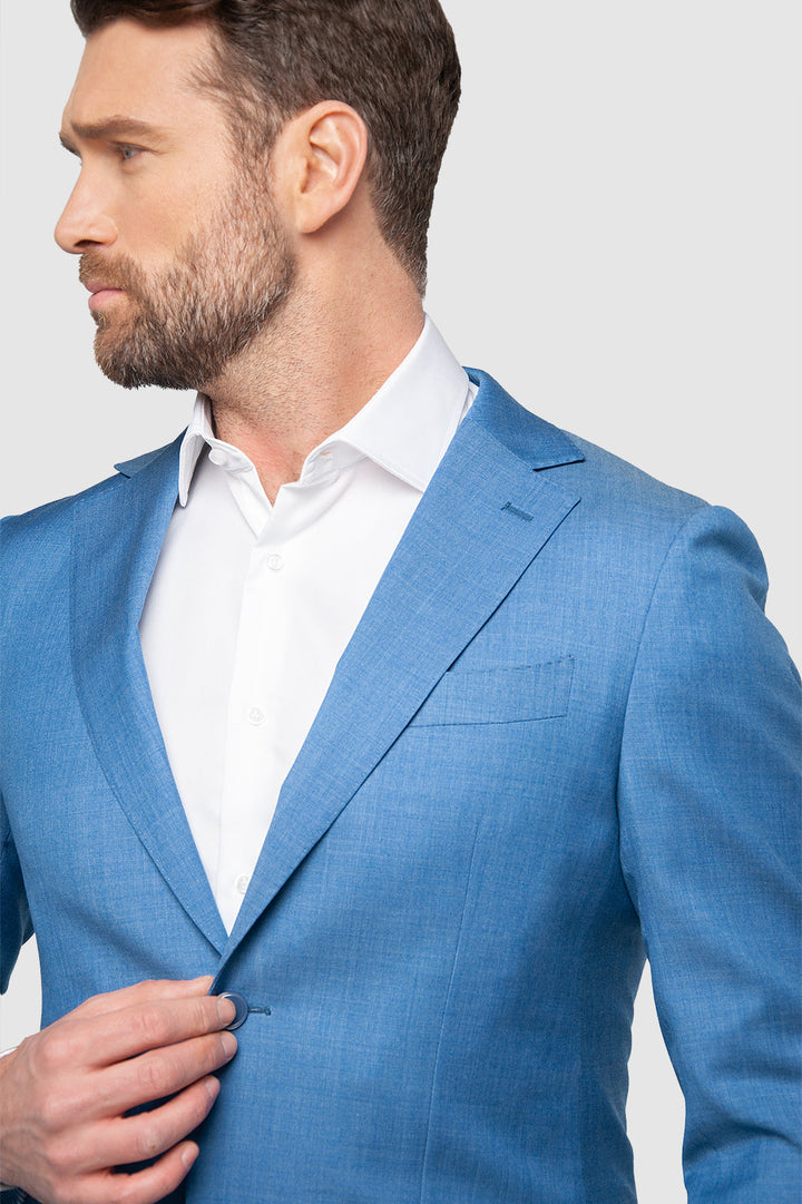 Forma 2 Piece Men's Suit Flat Notched Wedding Lapel (Blazer + Pants) mens event wear