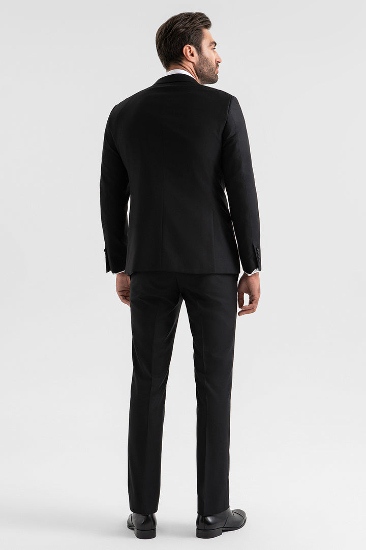 Forma 2 Piece Men's Suit Flat Notched Wedding Lapel (Blazer + Pants) mens event wear