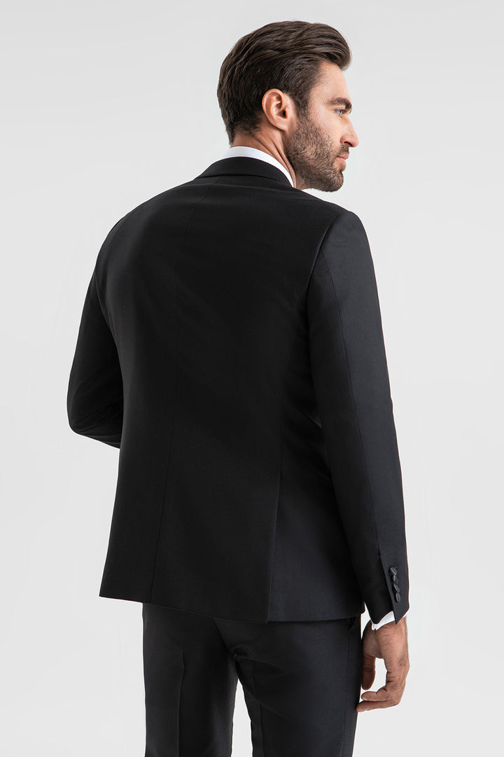 Forma 2 Piece Men's Suit Flat Notched Wedding Lapel (Blazer + Pants) mens event wear