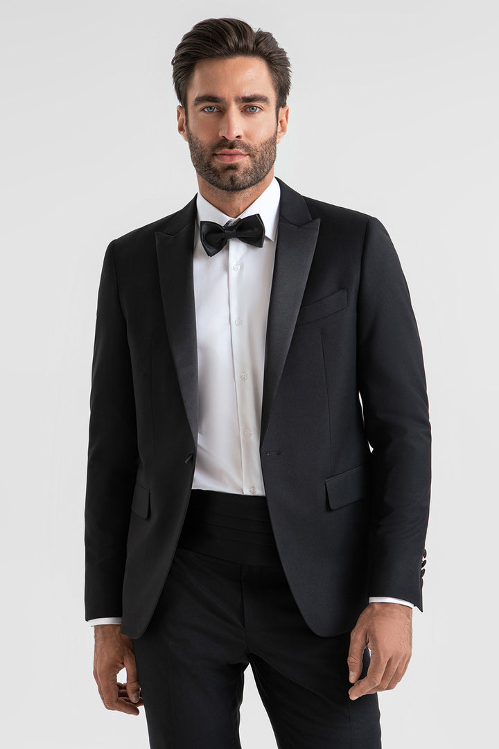 Forma 2 Piece Men's Suit Flat Notched Wedding Lapel (Blazer + Pants) mens event wear