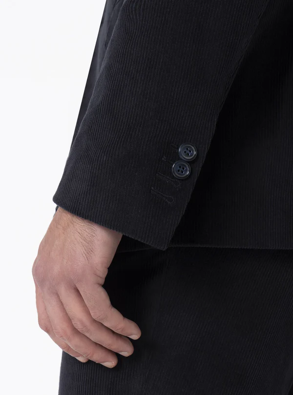 Formal 2 Pieces Mens Suit Corduroy Notch Lapel Tuxedos For Wedding (Blazer+Pants) mens event wear