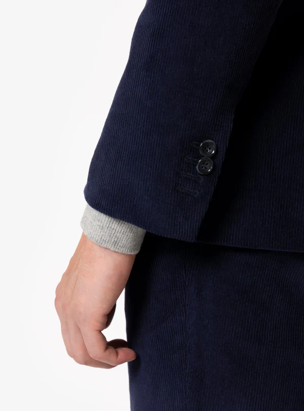 Formal 2 Pieces Mens Suit Corduroy Notch Lapel Tuxedos For Wedding (Blazer+Pants) mens event wear