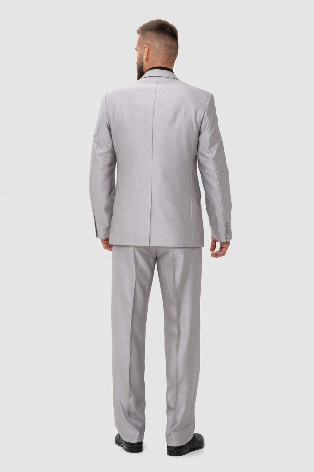 Formal 2 Pieces Mens Suit Flat Notch Lapel Tuxedos For Wedding (Blazer+Pants) mens event wear