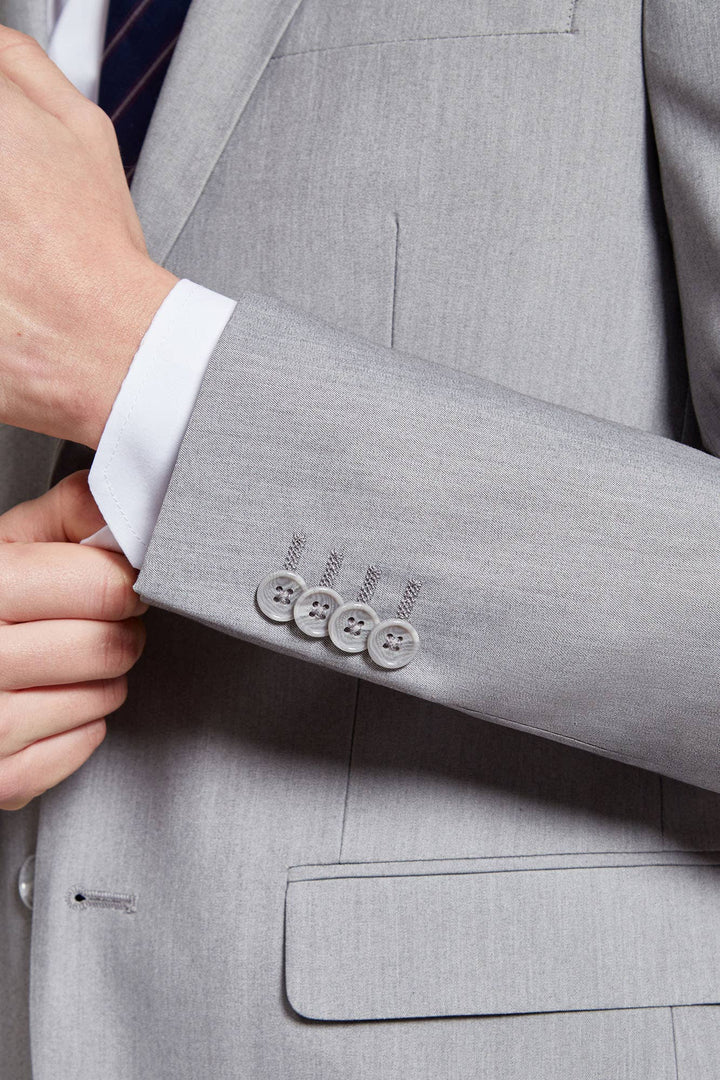 Formal 2 Pieces Mens Suit Flat Notch Lapel Tuxedos For Wedding (Blazer+Pants) mens event wear
