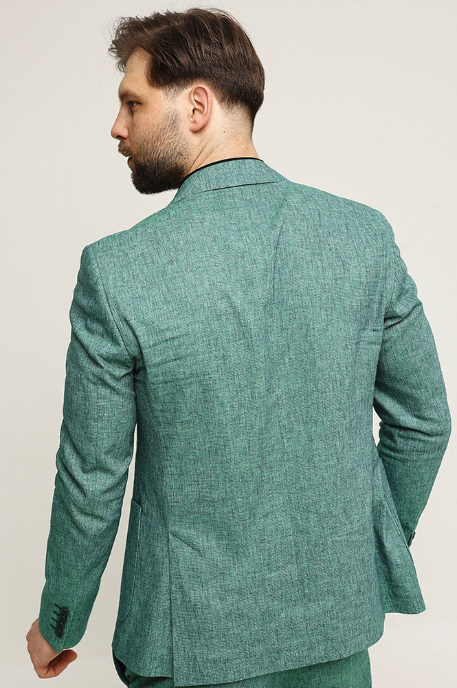 Formal 2 Pieces Mens Suit Flat Notch Lapel Tuxedos For Wedding (Blazer+Pants) mens event wear