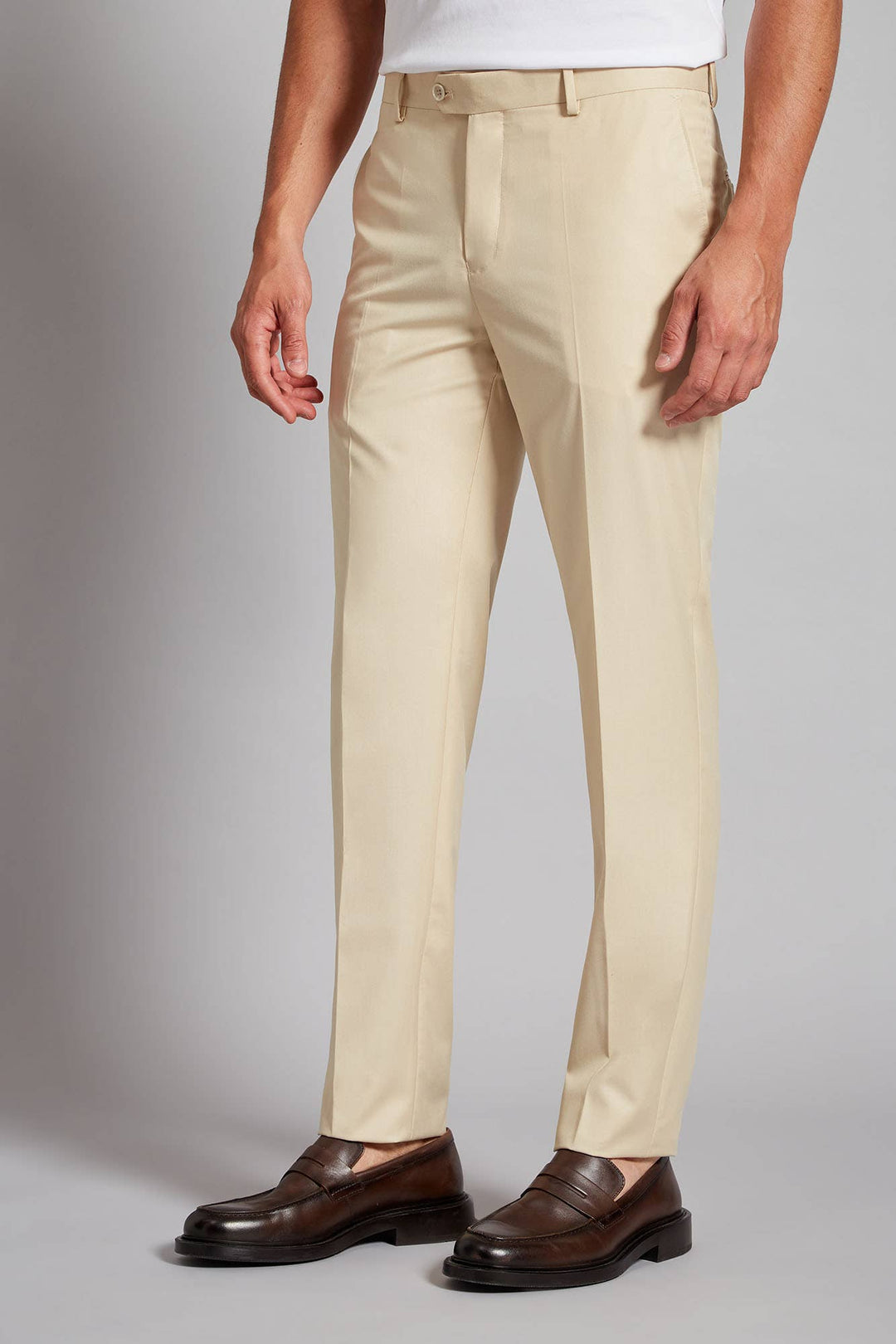 Formal 2 Pieces Mens Suit Flat Notch Lapel Tuxedos For Wedding (Blazer+Pants) mens event wear
