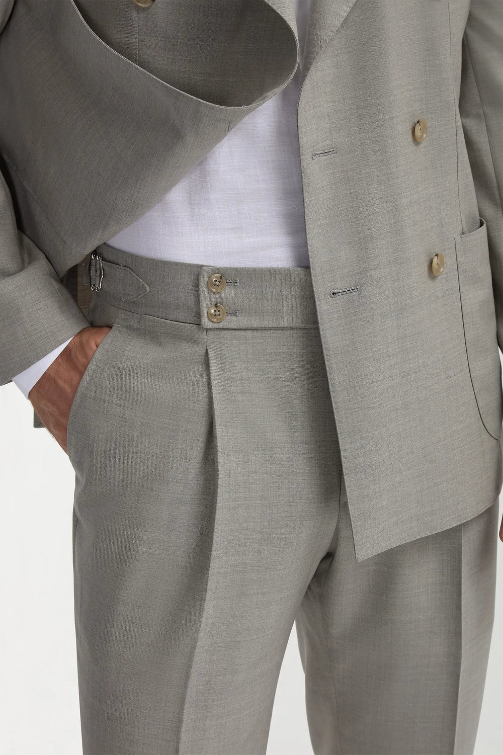 Formal 2 Pieces Mens Suit Flat Peak Lapel Tuxedos For Wedding (Blazer+Pants) mens event wear