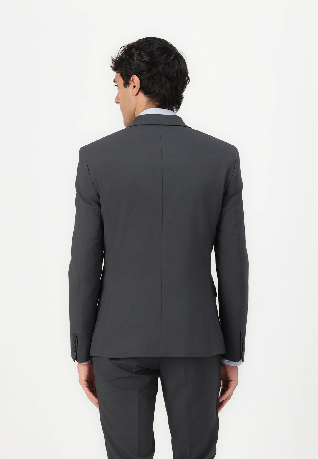 Formal 2 Pieces Mens Suit Flat Peak Lapel Tuxedos For Wedding (Blazer+Pants) mens event wear