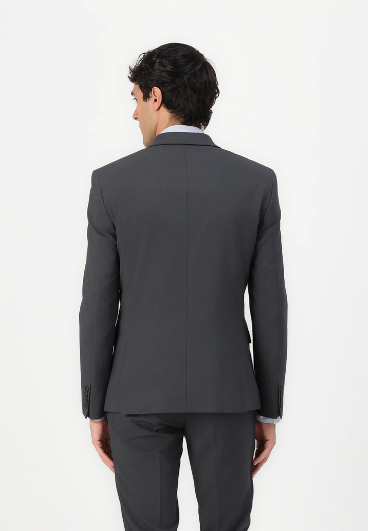 Formal 2 Pieces Mens Suit Flat Peak Lapel Tuxedos For Wedding (Blazer+Pants) mens event wear