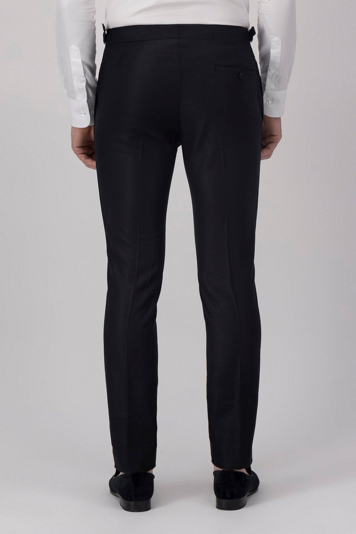 Formal 2 Pieces Mens Suit Flat Peak Lapel Tuxedos For Wedding (Blazer+Pants) mens event wear