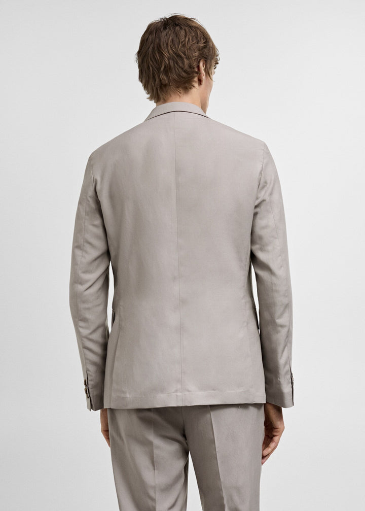Formal 2 Pieces Mens Suit Flat Peak Lapel Tuxedos For Wedding (Blazer+Pants) mens event wear