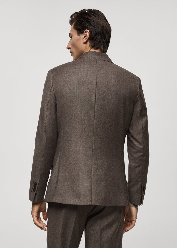 Formal 2 Pieces Mens Suit Flat Peak Lapel Tuxedos For Wedding (Blazer+Pants) mens event wear