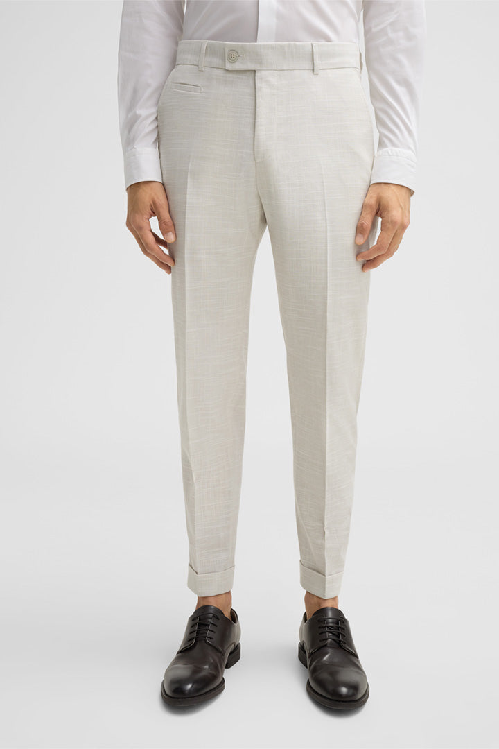 Formal 3 Pieces Mens Suit Flat Linen Notch Lapel Suit(Blazer+Vest+Pants) mens event wear