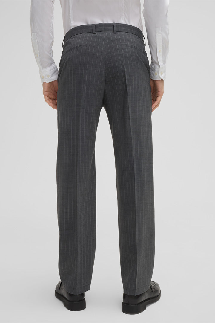 Formal Men's 2 Pieces Mens Suit Peak Lapel Striped Tuxedos (Blazer+Pants) mens event wear