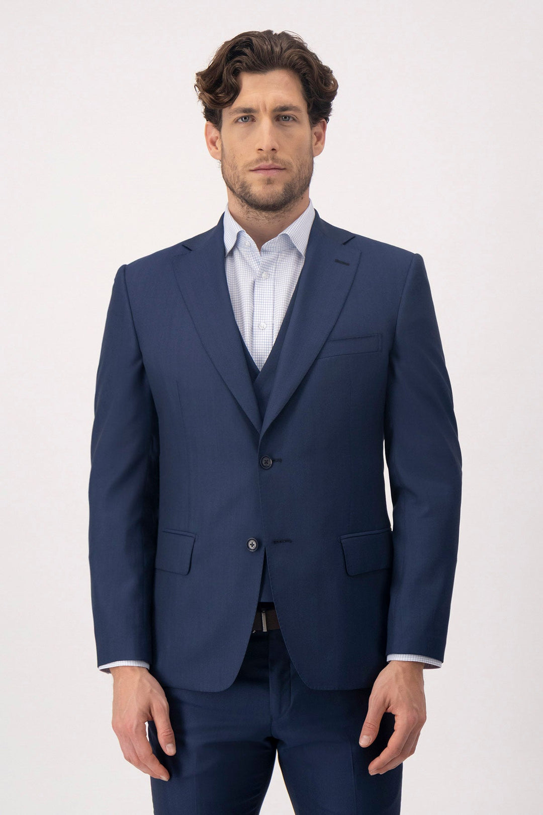 Formal Men's Suits Slim Fit 3 Pieces Notch Lapel Tuxedos (Blazer+Vest+ Pant) mens event wear