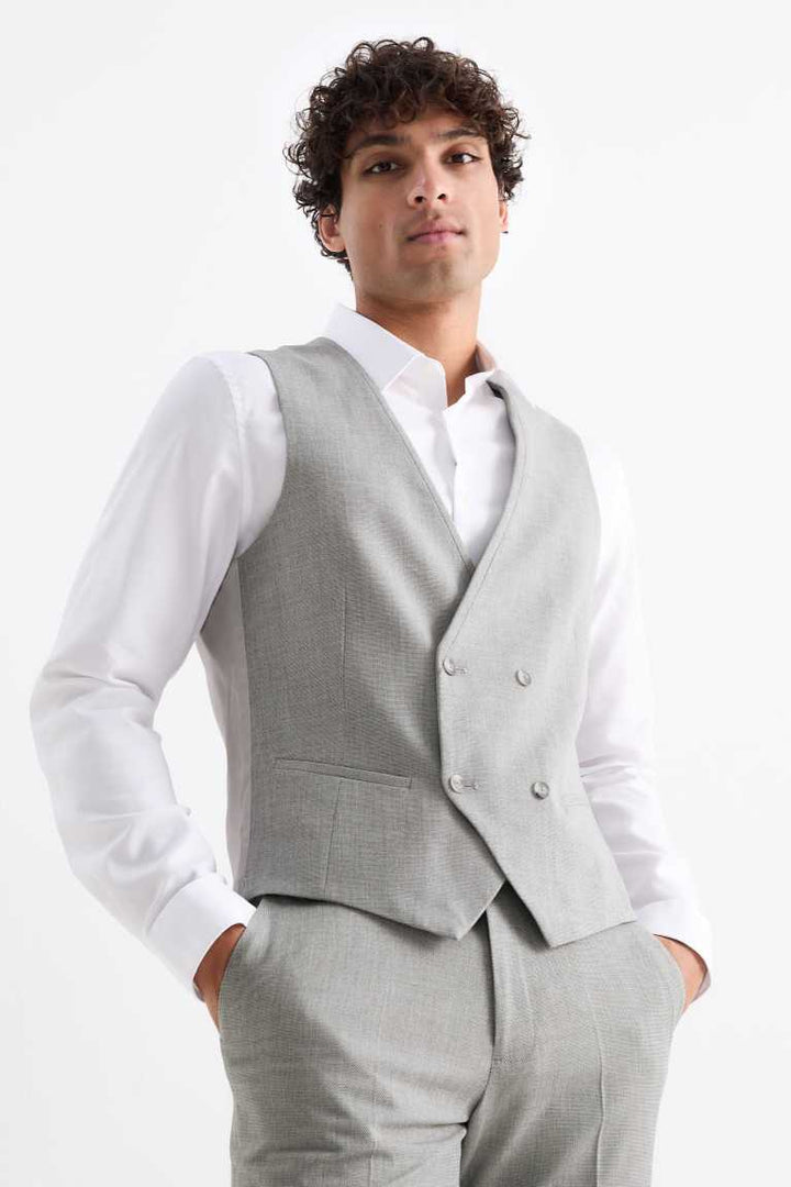 Formal Men's Suits Slim Fit 3 Pieces Notch Lapel Tuxedos (Blazer+Vest+ Pant) mens event wear