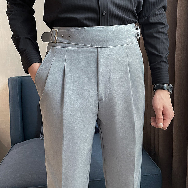 Men's Causal Suit Pants Regular Fit Trousers mens event wear