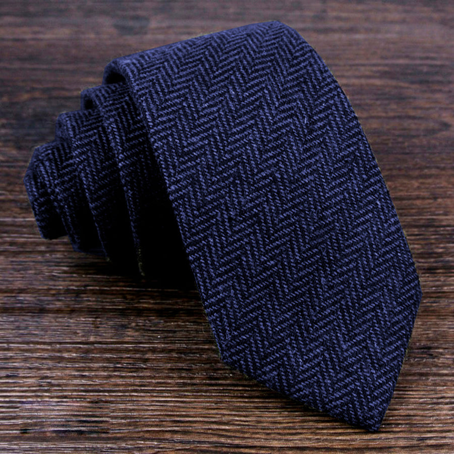 Stylish Coffee Plaid Notched Tie Waist Woolen Mens Coats Winter RO040 main image 0