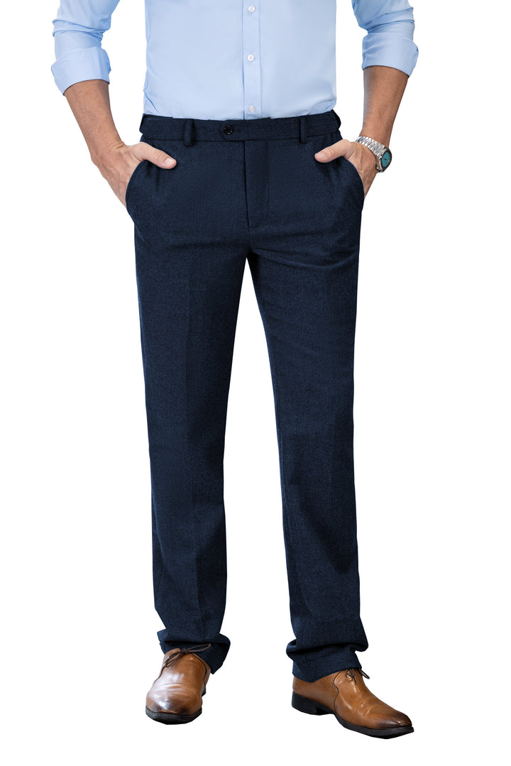 Men's Retro Suit Pants Herringbone Tweed Trousers mens event wear