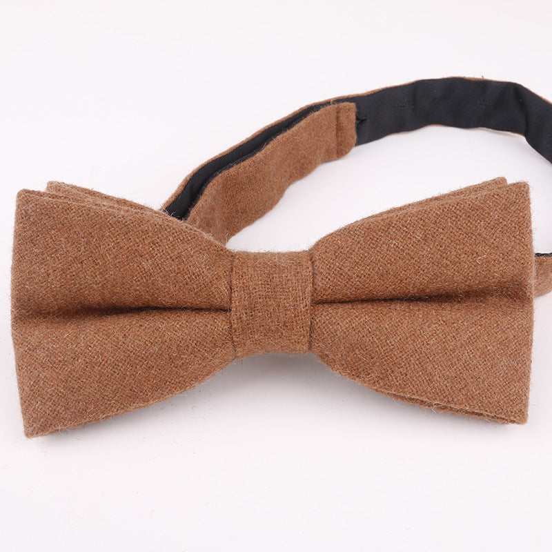 Men's Vintage Classical Design Herringbone Bow Tie mens event wear