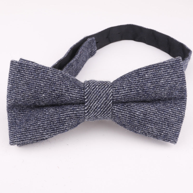 Men's Vintage Classical Design Herringbone Bow Tie mens event wear