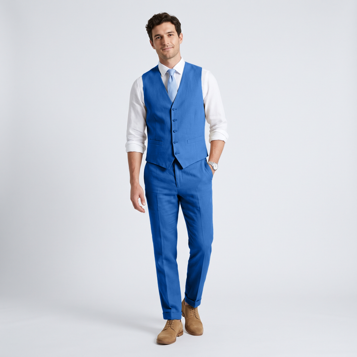 Menseventwear 2 Pieces Linen Men&