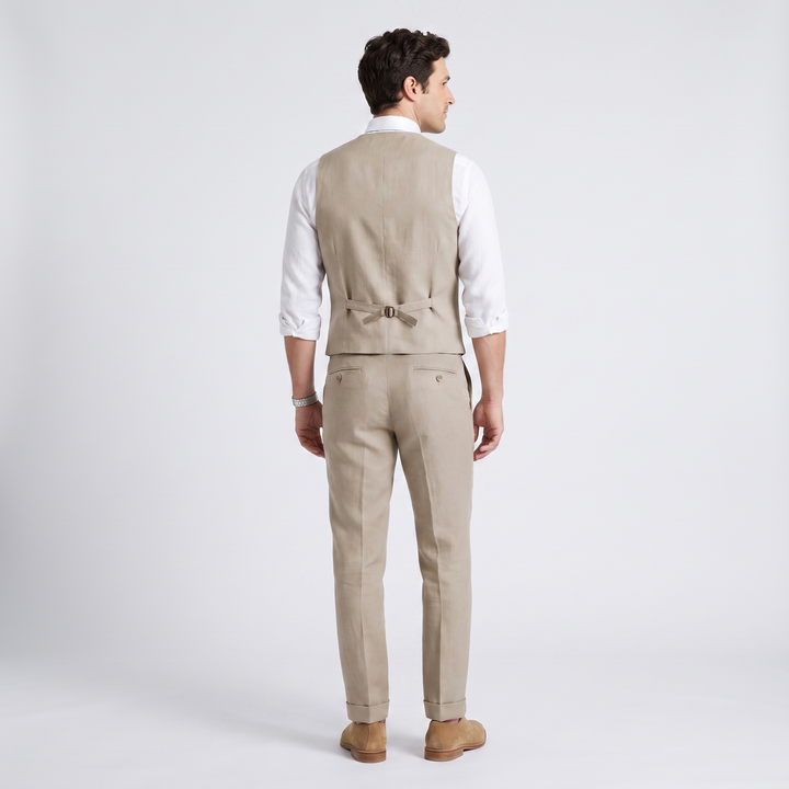 Menseventwear 2 Pieces Linen Men&