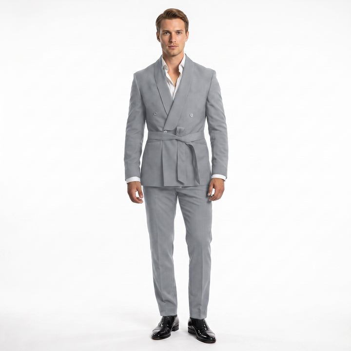 Menseventwear Double Breasts 2 Pieces Shawl Lapel Men&